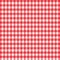 Magic Cover Magic Cover Red/White Checkered Vinyl Disposable Tablecloth 54 in. L X 54 in. W TBL-MC569-36 - alternate 1
